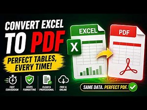 Turn Any Excel Sheet into Professional PDF for Free | VelaPDF Online Tool