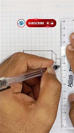 3D drawing❤️💫 #day33 #shorts