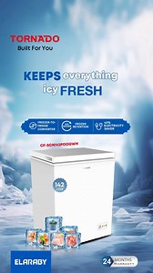 1M views · 1.4K reactions | #TORNADO Chest Freezers lock in the cold to keep your food frozen and always ready! Check out our distributors locations today and start elevating your home environment with TORNADO: https://rb.gy/ozmak3 | TORNADO | Facebook
