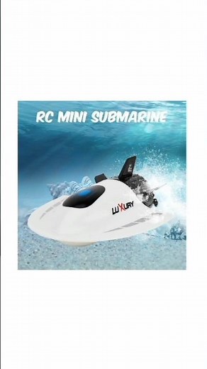 GoolRC Mini Rc Submarine Boat, Remote Control Waterproof Diving Toy #video