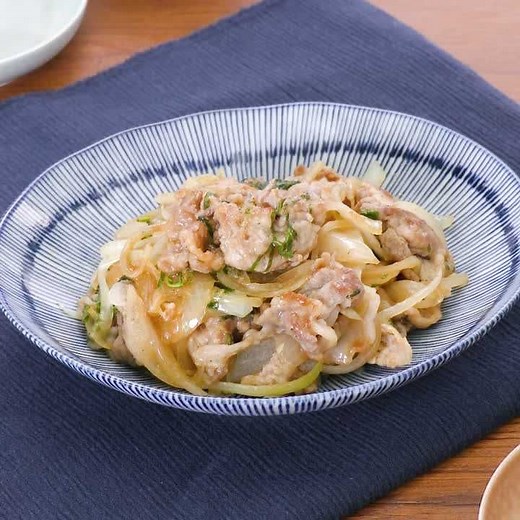 さっぱり和風♪ 豚肉と大葉のごまポン酢炒めのレシピ動画・作り方 | デリッシュキッチン
