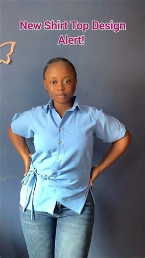 ✨ Trendy Drawstring Top for a Stylish Look! | DIY #sewing #shirts #shorts