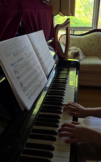 "That's a Fourth" from Alfred's Basic Piano Prep Course Level B