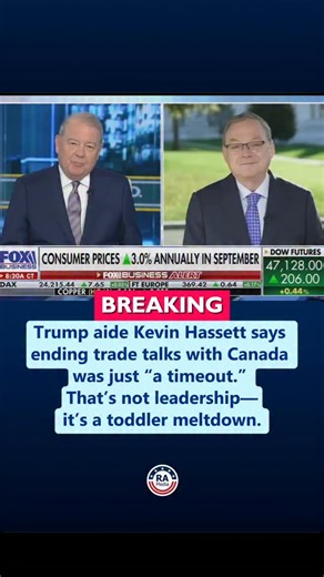 12K views · 3.8K reactions | Trump's advisor defends his tariff tantrum with Canada, calling it "a timeout." A tantrum, a timeout: sounds like a toddler in charge. | Really American | Facebook