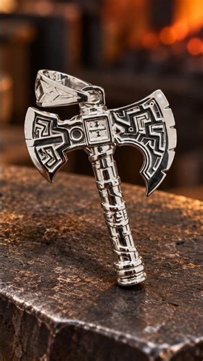 When a Jeweler Plays Skyrim ⚒️ Handmade Axe Pendant