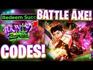 ⚡DARK FOREST! BATTLE AXE & CAMPAIGN UPDATE 26 CODES FOR HZ! ROBLOX HUNTY ZOMBIE CODES