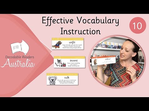 Effective Vocabulary Instruction