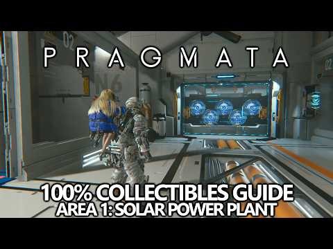 Pragmata - 100% Collectibles Guide - Solar Power Plant (Area 1) - Locations Guide
