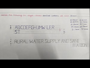 LETTERING AND NUMBERING IN ENGINEERING DRAWING - CME - MAY - 2023