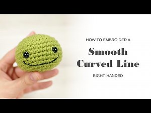 Embroidering a smile (right-handed) | Kristi Tullus