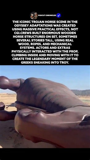 The Trojan Horse Was Made Without CGI in The Odyssey