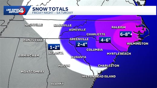 Snow likely for the Upstate and mountains this weekend