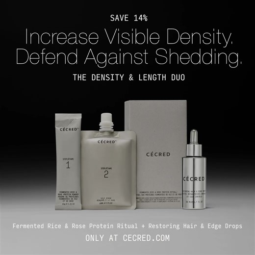 Your density & length routine is here. Get fuller-looking hair & edges while improving length retention. | Cecred