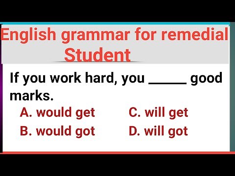English grammar for Remedial student
