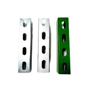 [Hot Item] Powder Coated 1-5/8" Support Bracket System Half Slotted Strut Channel