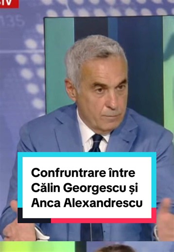 Confruntrare între Călin Georgescu și Anca Alexandrescu? Vezi pe Gândul toate replicile dintre cei doi #calingeorgescu #romania #news #aur #gandul