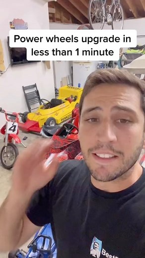 11K views · 40 reactions | Power wheels upgrade in less than 1 minute. If you want more videos like this let me know. Go out there and have some fun . . . . . . . . . . . . . . . . . #powerwheels #dadupgrsde #dadbuiltit #diy #parenting #parentinggoals #parentinggames #kidgames #customgokarts #dadlife #parentinghumor #parenting #momlife #getkidsoutside #memesdaily #dailymemes | bestdad_ceo | Facebook