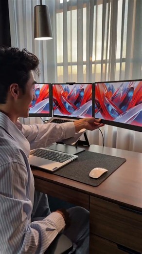 Dual Screens on a Laptop? This Changes Everything 🤯 #tech #gadgets