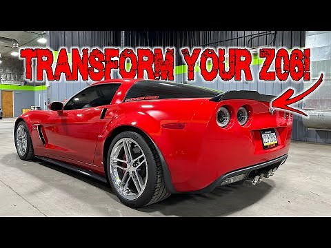 C6 Corvette ZR1 EXTENDED Spoiler COMPLETES the C6 Z06!