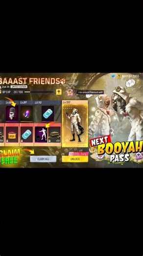 FF NEXT BOOYAH PASS FULL REVIEW | ff july month booyah pass #freefire