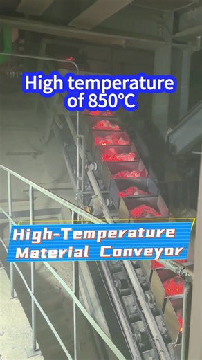 High-Temperature Scraper Conveyor for Materials Up to 850℃