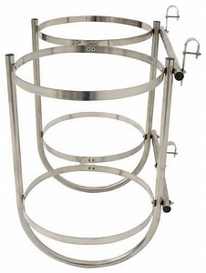 Taylor Made Dual Boat Fender Rack for 9" to 11" Diameter Fenders - 7/8" Boat Rails Taylor Made Acces