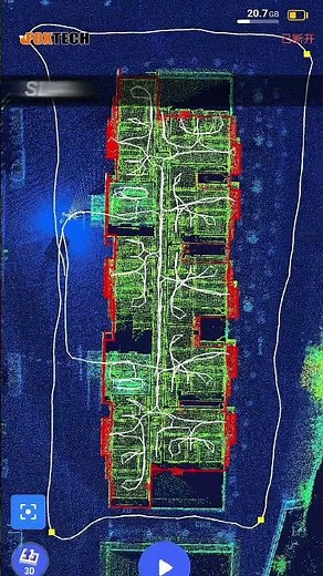 SLAM100 LiDAR Scanner in Action | Real-Time Floorplan Mapping & SLAM Point Cloud Processing