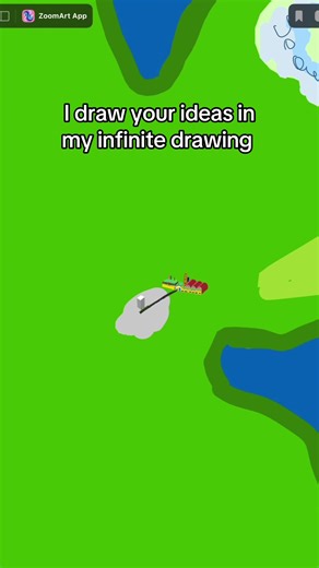 Your idea? App: ZoomArt #infiniteworld | draw