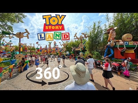 360° Toy Story Land Walkthrough | Full Immersion Experience at Hollywood Studios Disney