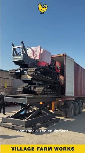 Double decker machine loading 😮 is not something you see every day #HeavyEquipment