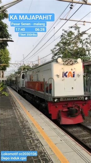 Majapahit Train 🚆 Malang – Jakarta | Affordable & Comfortable Ride Across Java #train