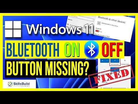 💥 Windows 11 Bluetooth On Off Button Missing [FIXED]