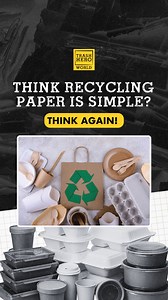 Recycling paper: sounds straightforward, right? ♻️ Think again! 😵‍💫 While paper is often seen as a more eco-friendly alternative to plastic, many paper products designed to replace plastic actually contain plastic themselves. This hidden plastic contamination severely hinders the paper recycling process, making it far more complex than it used to be. Instead of switching from one single-use item to another, consider durable, reusable options like glass or stainless steel. #recyclingreality #su