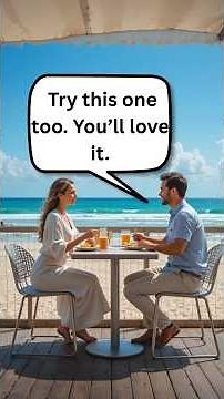 Husband & Wife Talking at the Beach | Easy English Conversation