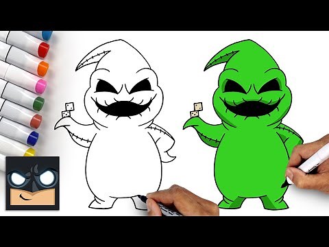 How To Draw Oogie Boogie | A Nightmare Before Christmas