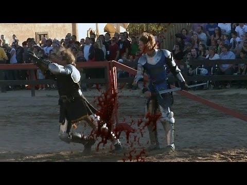 BLOODY SWORD FIGHT! REAL LIFE SWORD FIGHTING!