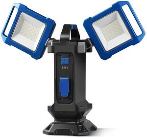 [Hot Item] Cordless Dual Head Rotatable 18650 Rechargeable LED Work Light