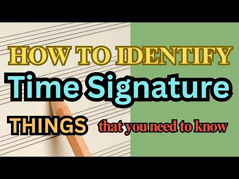 How to identify meter / time signature of a piece?