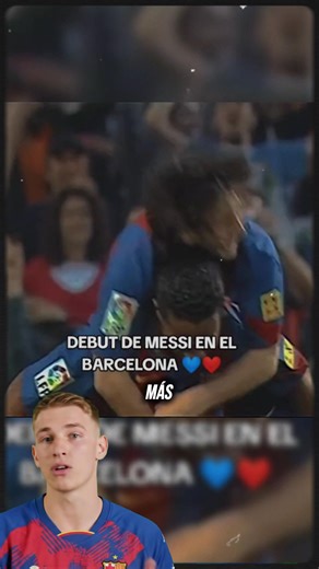 ¡El debut de messi cambio el futbol! #messi #debut #fútbol | York 05