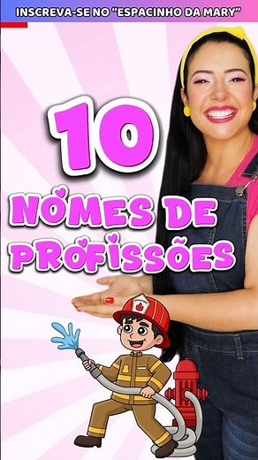 🎨 Vamos Brincar de Profissões? Descubra 10 Nomes de Profissões! 👮‍♂️🚀