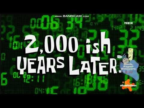 2000-ish years later SpongeBob timecard