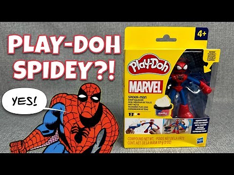MARVEL SPIDER-MAN PLAY-DOH OPENING AND REVIEW!