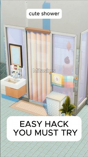 SHOWER Easy Hacks you must Knows (part 9) #sims4hacks #sims4ideas #sims4 #thesims4