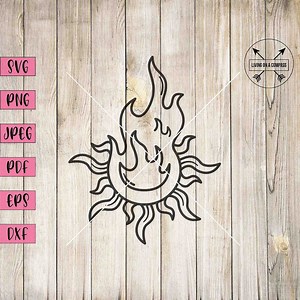Fire Sun Svg, Fire Decal, Sun Svg, Sun Clipart, Sun Clip Art, Sun Wall Art, Sun Print, Sun Png, Sun Sticker, Sun Stickers, Sun Decor, Svg - Etsy Canada