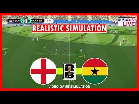 England vs Ghana | World Cup 2026 | eFootball PES 2021 Simulation