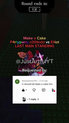 Make a Cake LMS #roblox #forsaken #forsakenroblox