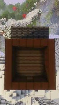 Berg Haus in Minecraft #minecraft #shaderminecraft #builder