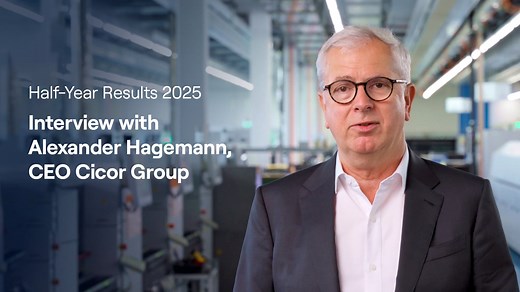 Cicor Group Half-Year Results 2025: Interview with CEO Alexander Hagemann