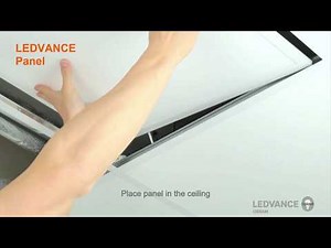 LEDVANCE Edge Lit Panel Luminaires - Installation Video