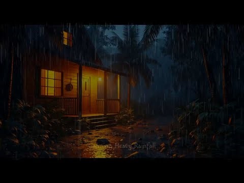 ⛈️ Deep Relaxation Rain — Heavy Rainfall for Peaceful Sleep